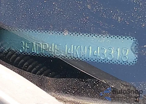 2019 Ford Fiesta Se из США, поврежденный, VIN 3FADP4EJ4KM143318